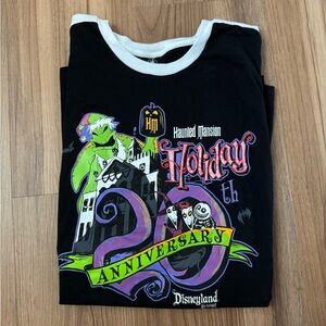 Disney Haunted Mansion Holiday 20 Anniversary Adult Tee - Glow In The Dark
